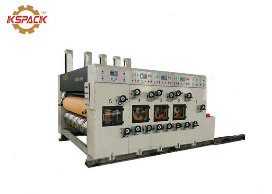 Полностью автоматическая печатная машина Флексо для рифленого стандарта КЭ коробки