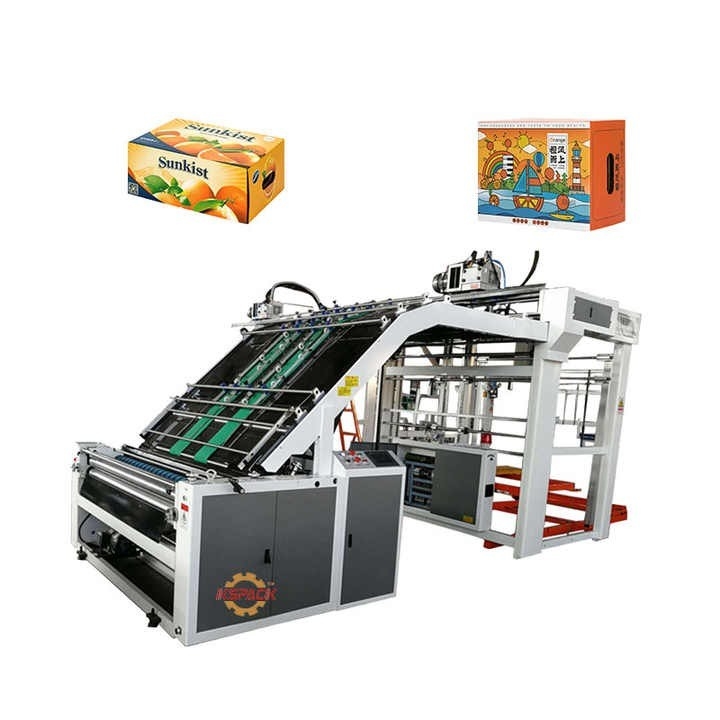 High Speed Corrugated Flute Laminator Machine A/B/E 1 3 5 Ply Flute Laminating Machine