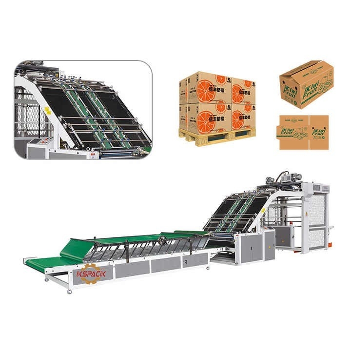 High Speed Corrugated Flute Laminator Machine A/B/E 1 3 5 Ply Flute Laminating Machine