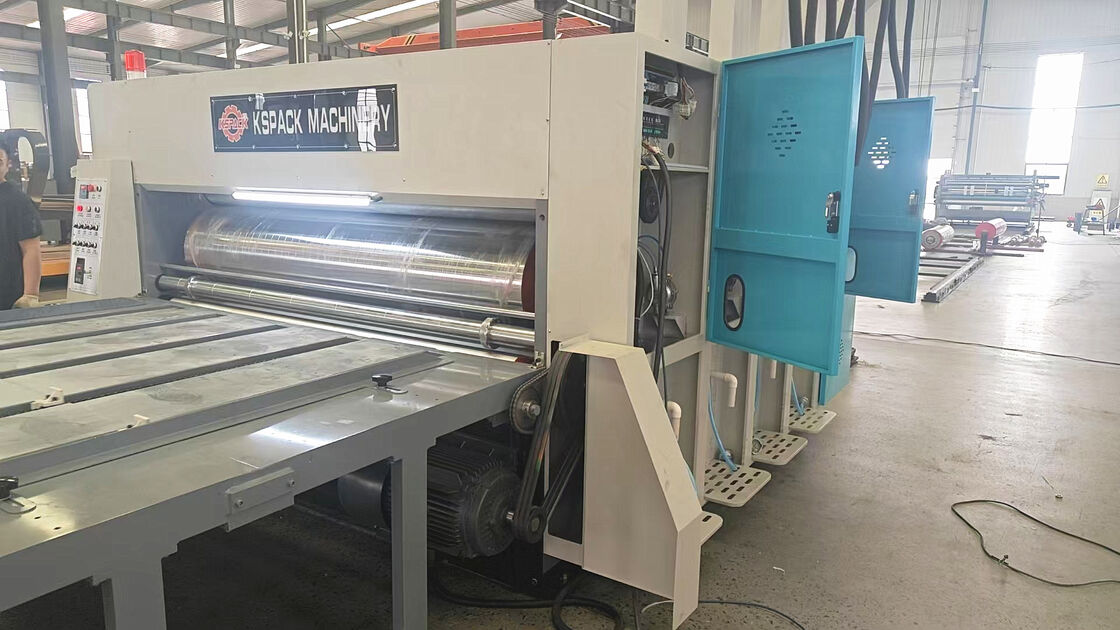 Chain Feeding Flexo Ink Corrugated Cardboard Printing Slotting and Rotary Die Cutting Machine