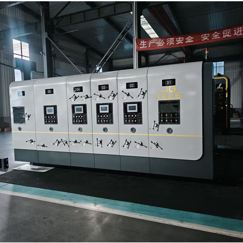 KSPACK 4 Color Carton Corrugated Box Board Flexo Printing Machine