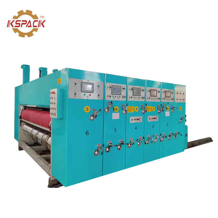 Automatic 2 5 Color Corrugated Box Printing Machine For Carton Box