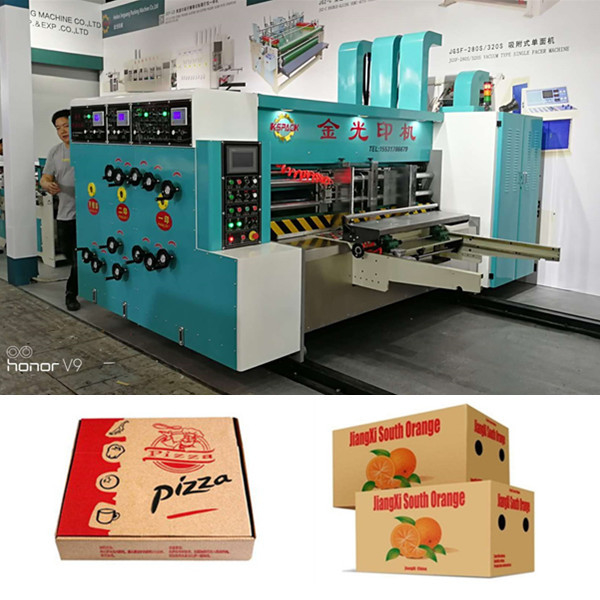1500mm Edge Leader Corrugated Box Printing Machine double cover PLC control